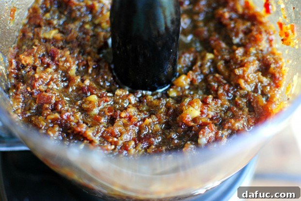Pulsed bacon jam for texture