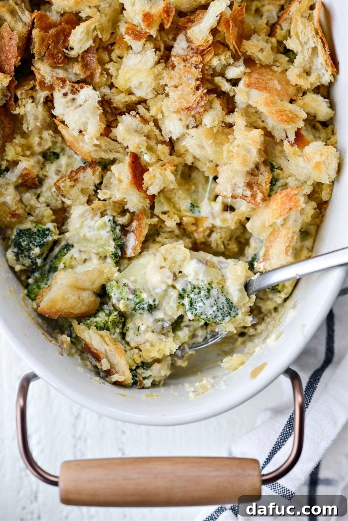Cozy Broccoli Bake 22 Another view of the delicious Homemade Broccoli Casserole