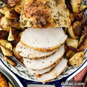 Herb Roasted Turkey Breast with Parsnips