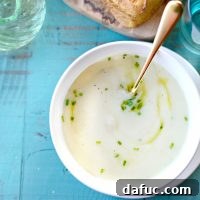 Roasted Garlic and Potato Soup
