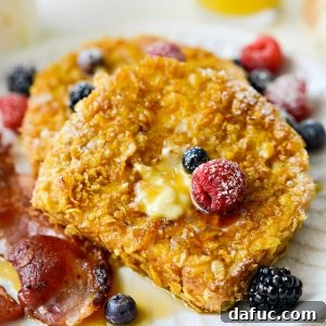 Cornflake Crusted French Toast