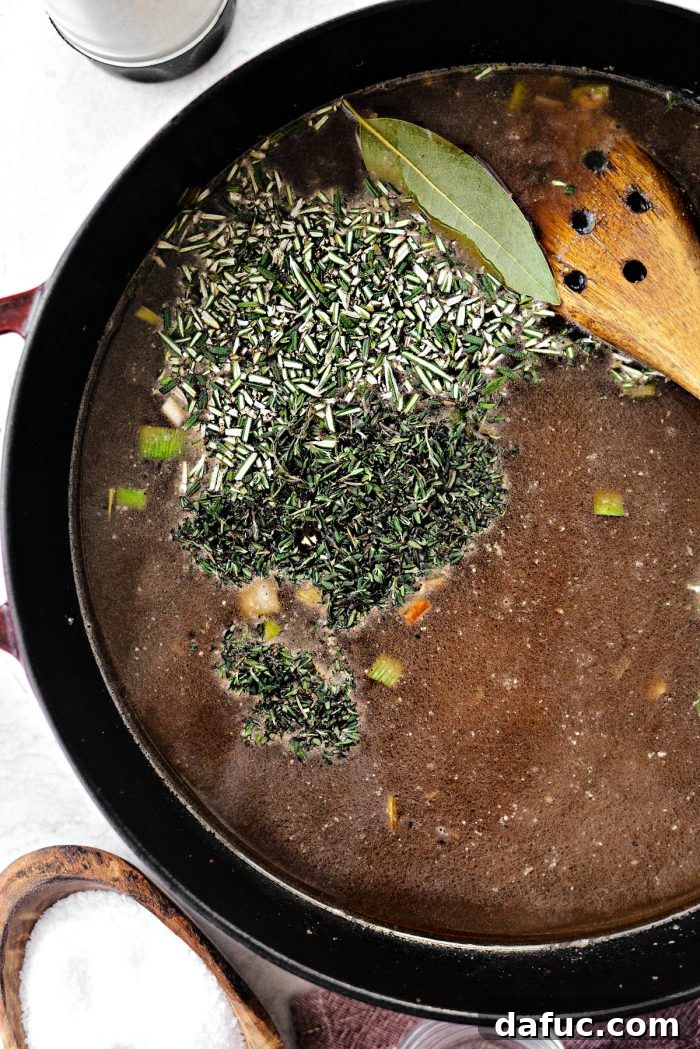 Add in herbs
