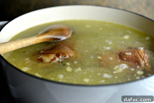 All ingredients covered with water in the pot