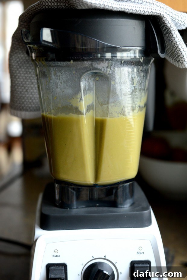 Pureed Split Pea Soup, velvety smooth