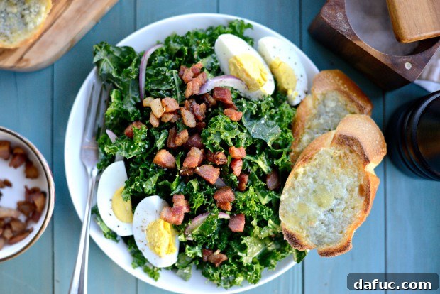 Close-up of Winter Kale Salad