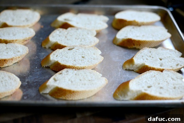 Sliced Baguette for Toasts