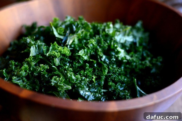 Fresh Kale for Winter Salad