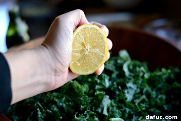 Chopped Kale in a Salad Bowl