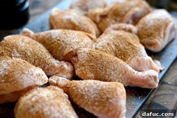 Slow-Simmered Chicken Stew 8 Chicken seasoned with salt, pepper, and poultry seasoning