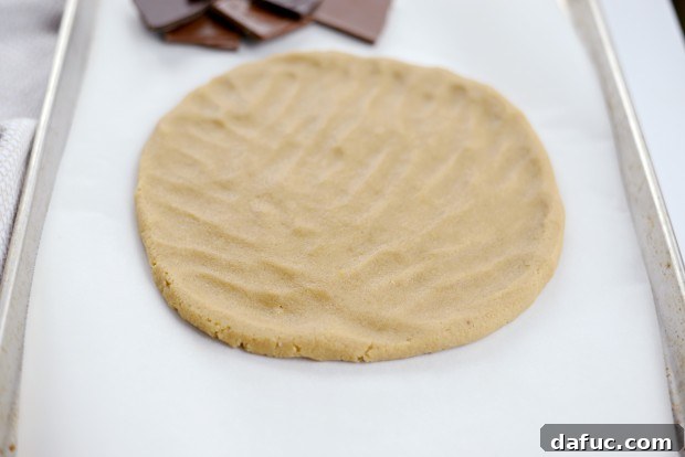 Cookie dough forming in the food processor after flour has been added