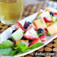 White Wine Drenched Fruit Salad recipe thumbnail
