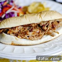 Barbecue Pulled Chicken Sandwiches