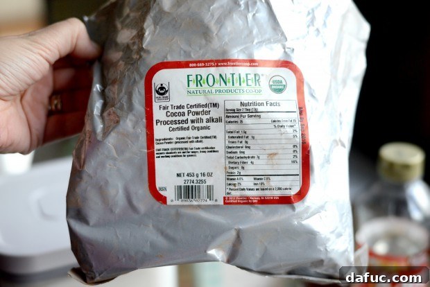 Ingredients for Homemade Chocolate Syrup