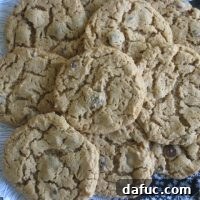Delicious Flourless Peanut Butter Chocolate Chip Cookies - Main Recipe Image