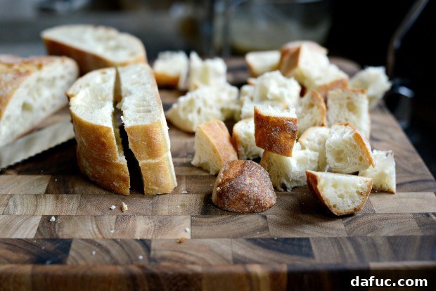 A Light Take on Kale Caesar Salad 18 Ciabatta croutons baking in the oven