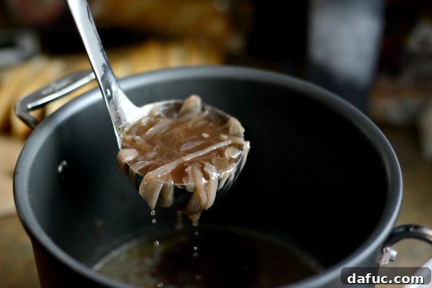 Seasoning French Onion Soup to Taste