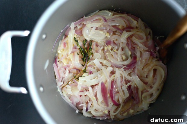 Partially Caramelized Onions After 30 Minutes