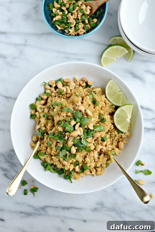 Light Thai Cauliflower Fried Rice 3 Thai Cauliflower Fried Rice l SimplyScratch.com (24)