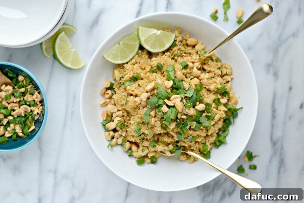 Fresh Lime Wedges for Serving with Thai Cauliflower Fried Rice l SimplyScratch.com