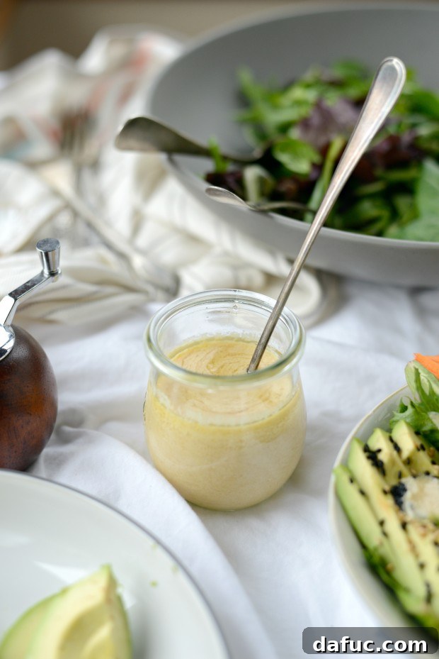 Shaved Raw Sweet Potato and Creamy Avocado Salad with Miso Dressing 16 Two servings of Avocado and Raw Sweet Potato Salad, drizzled with miso dressing and garnished with sesame seeds.