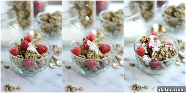 Tropical Coconut Chia Granola 20 Coconut Chia Seed Granola served with fresh fruit