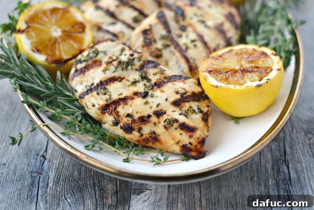 Zesty Grilled Greek Chicken 2 Deliciously Moist Grilled Greek Chicken with Perfect Grill Marks