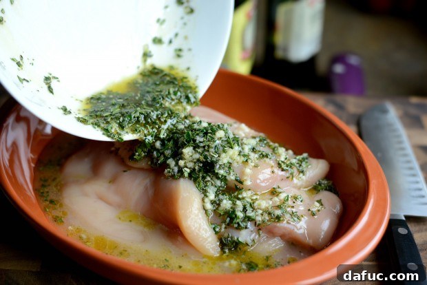 Zesty Grilled Greek Chicken 13 Whisking together the Greek chicken marinade ingredients