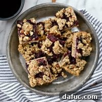 Almond + Cherry Jam Breakfast Bars