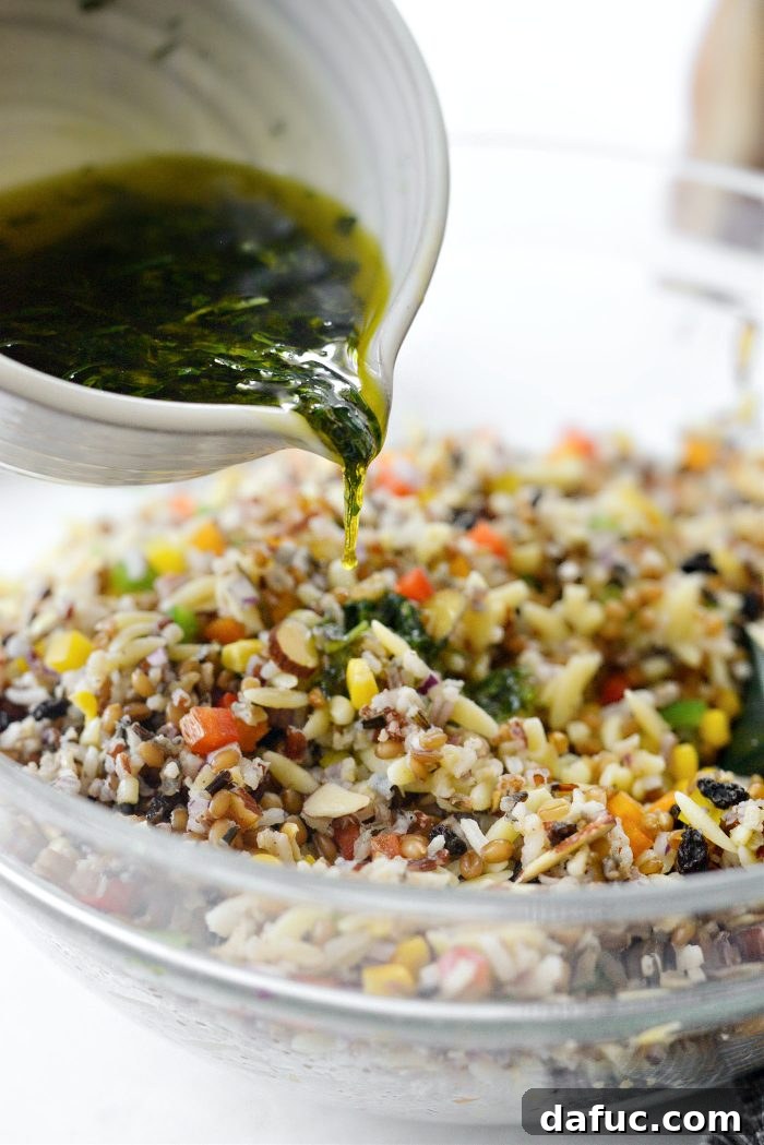 pour in dressing