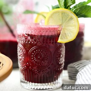 Blueberry Lemon White Wine Spritzer