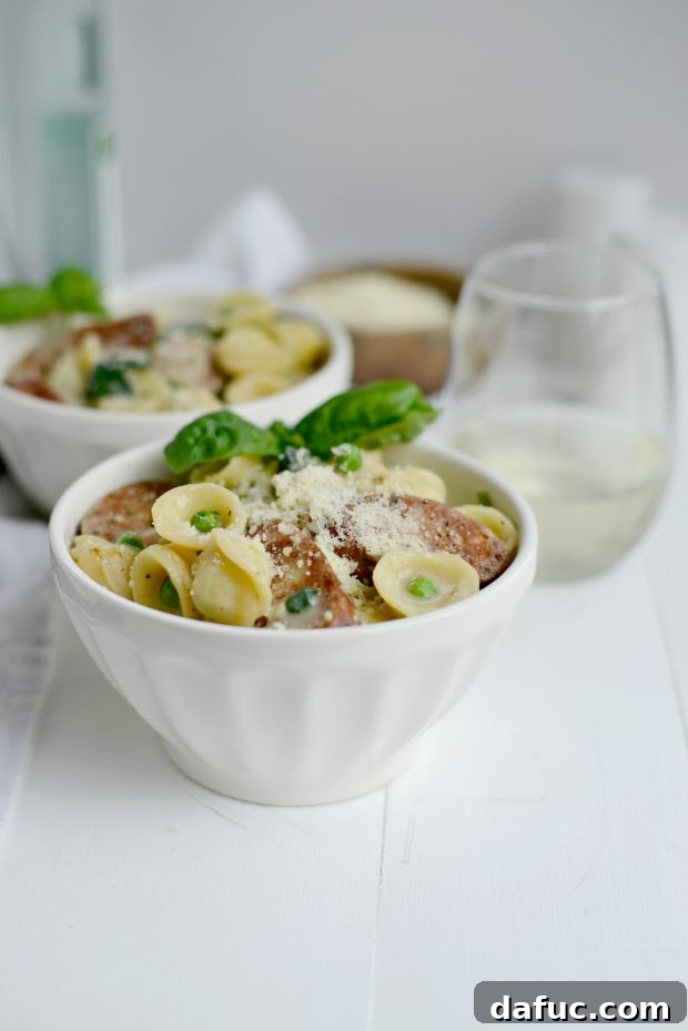 20 Effortless Weeknight Meals 17 Simple One-Pan Creamy Orecchiette Pasta