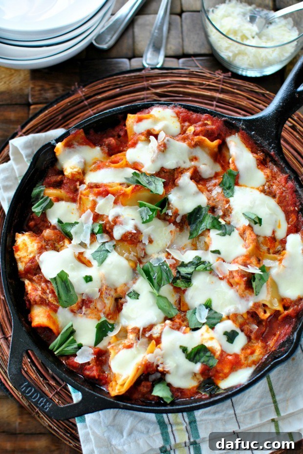 20 Effortless Weeknight Meals 18 Quick and Easy Skillet Lasagna cooked in one pan
