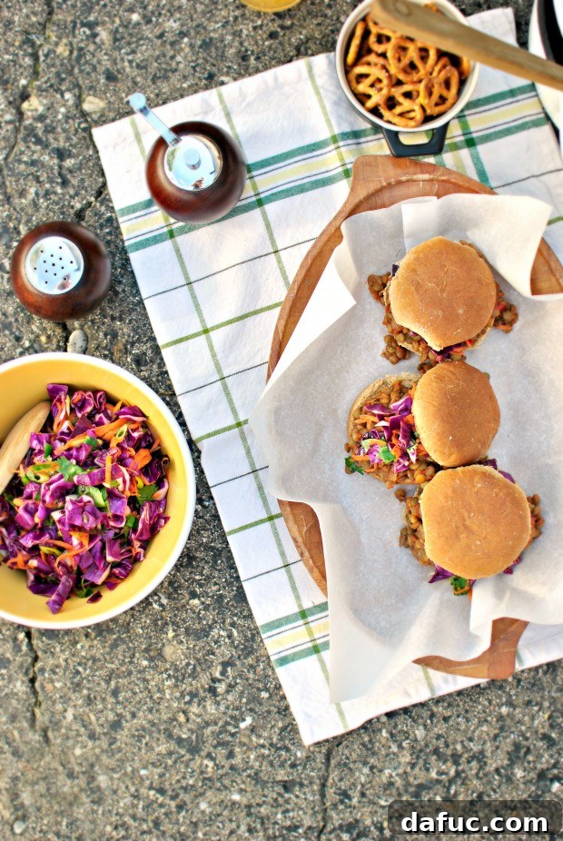 20 Effortless Weeknight Meals 6 Vegetarian Lentil Sloppy Joe Sliders on buns