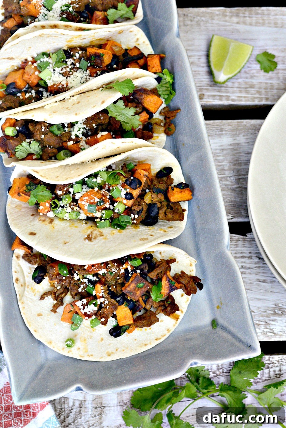 20 Effortless Weeknight Meals 10 Hearty Chorizo, Sweet Potato, and Black Bean Tacos