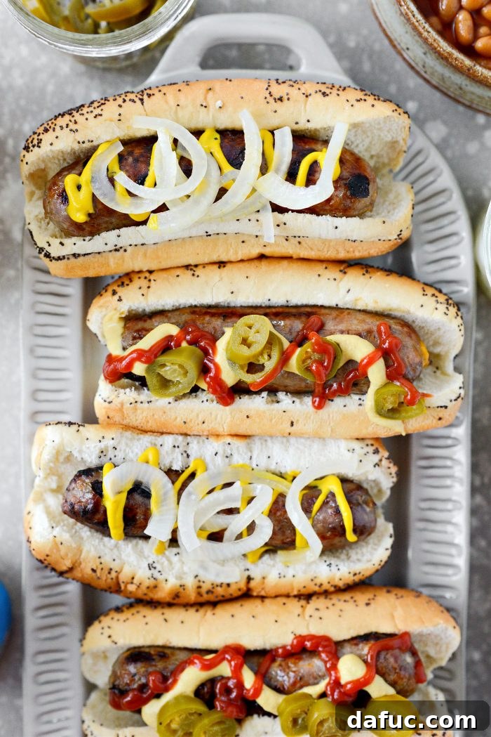 Brew-Braised Oven Brats 2 Oven Braised Beer Brats