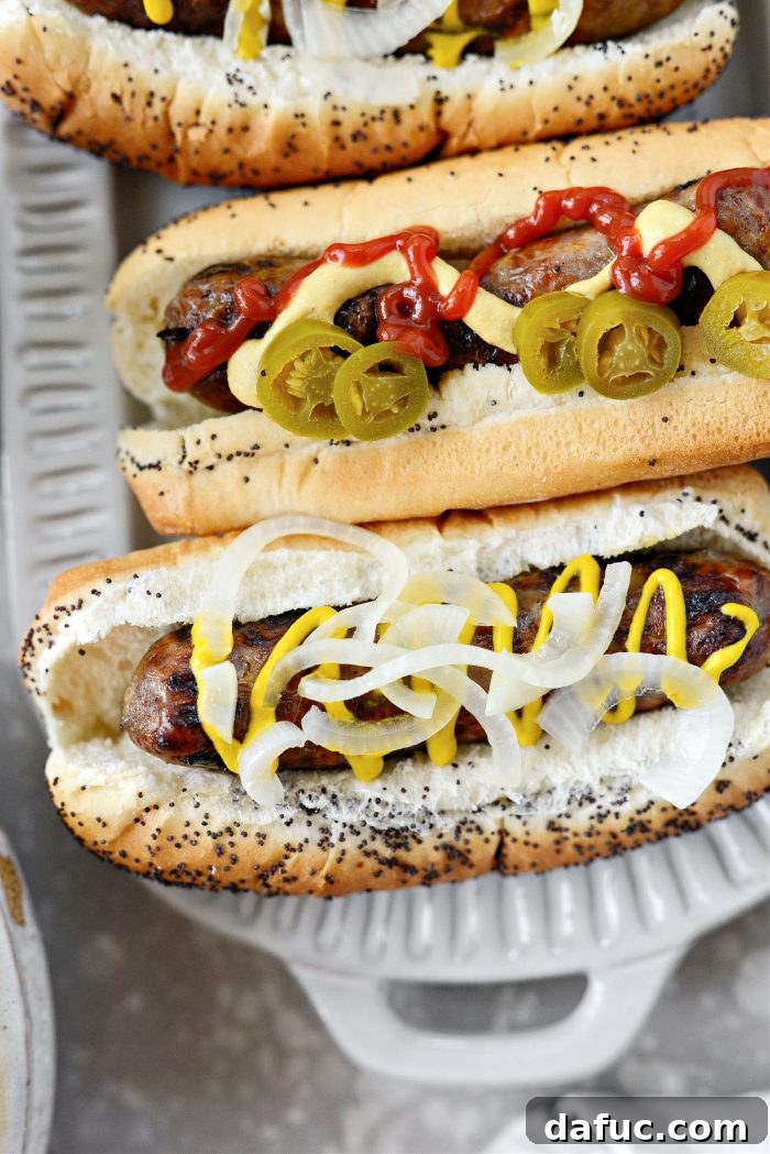 Brew-Braised Oven Brats 3 Oven Braised Beer Brats