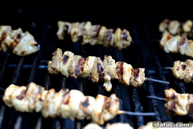 Flavorful Shish Tawook Skewers 16 Shish Tawook (Lebanese Marinated Chicken Kebabs) l SimplyScratch.com