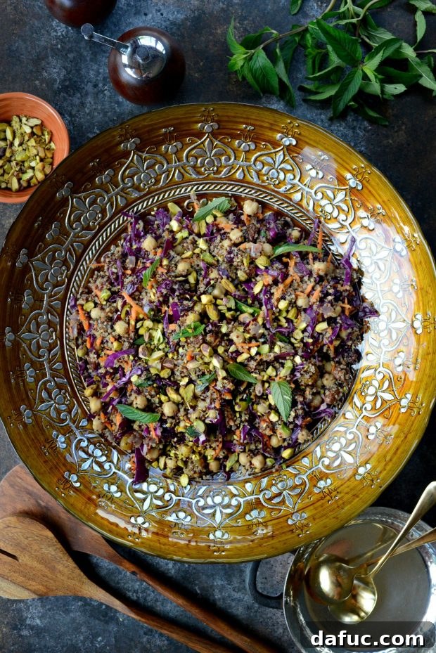 Golden Moroccan Quinoa Pilaf 3 Colorful Moroccan Quinoa Pilaf with Fresh Ingredients