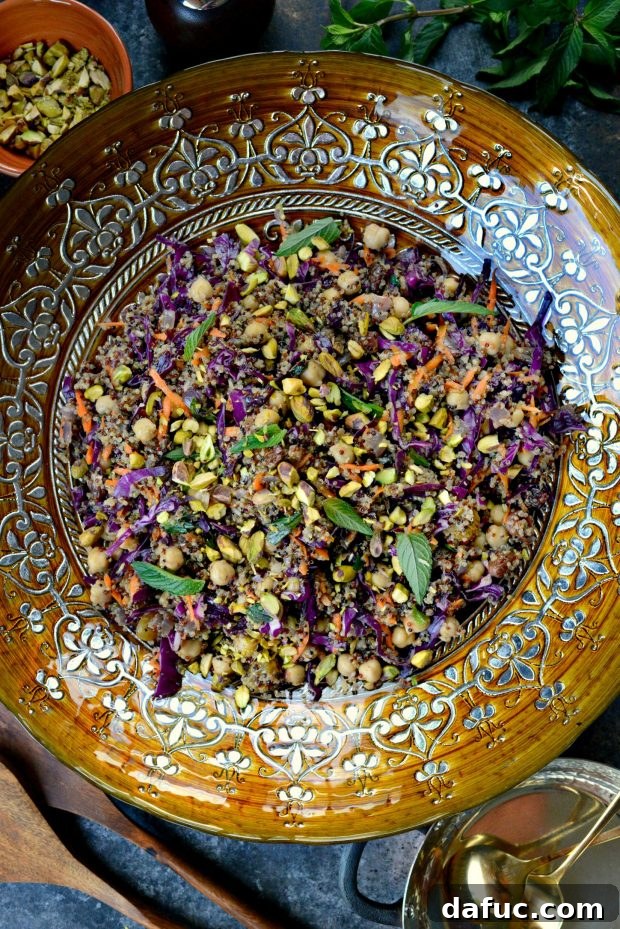 Golden Moroccan Quinoa Pilaf 23 Final Garnish of Moroccan Quinoa Pilaf