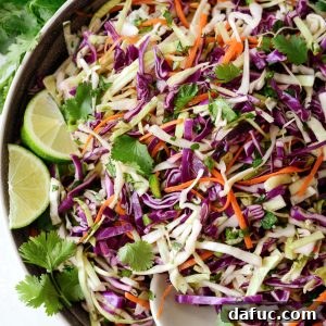 Refreshing Cilantro Lime Coleslaw 11 Cilantro Lime Coleslaw
