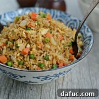 Easy Vegetable Fried Brown Rice with Egg