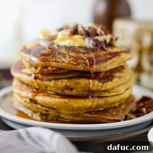 Brown Butter Pumpkin Pancakes