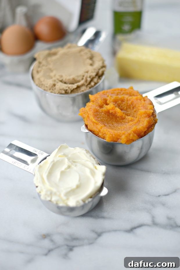 Creaming butter, mascarpone, and sugar together for the coffee cake batter