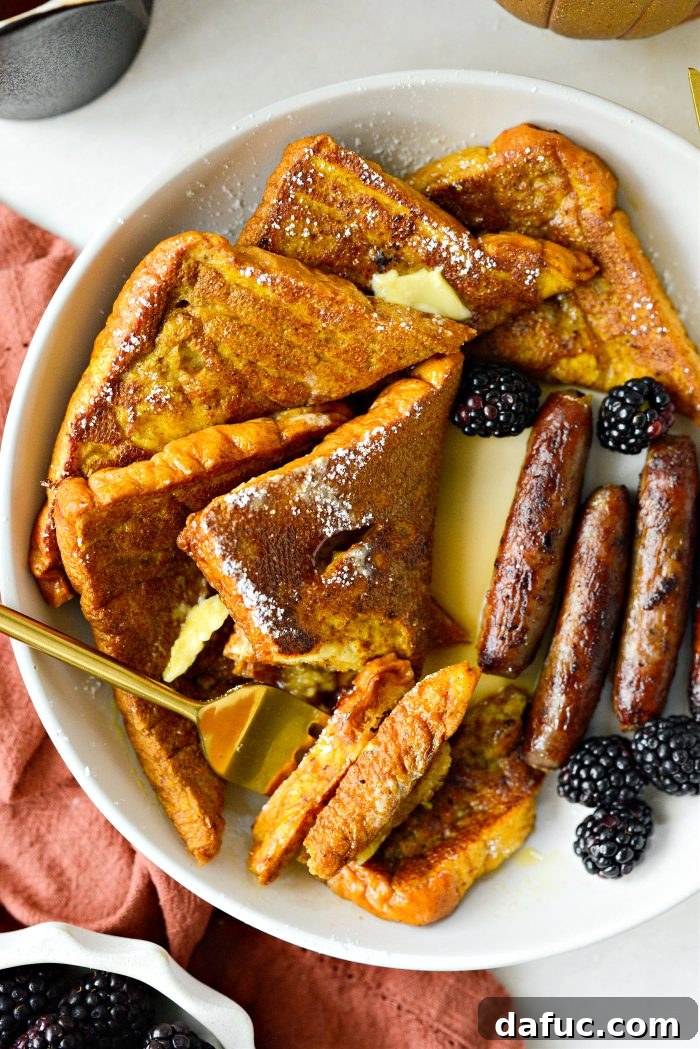 Pumpkin French Toast 