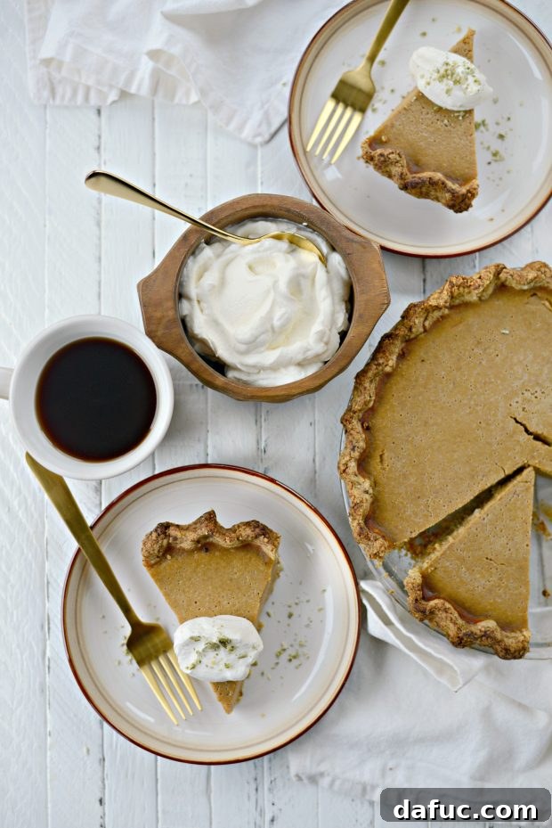 Exotic Chai Pumpkin Pie 3 A freshly baked Chai Pumpkin Pie on a cooling rack