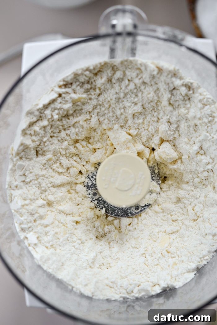 Bold Cheddar Crust 5 Pulse food processor to combine flour, butter, cheese, and salt into crumbles