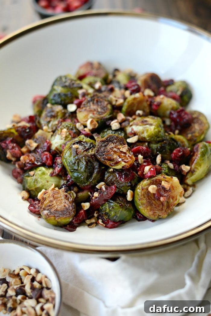 maple balsamic brussels sprouts