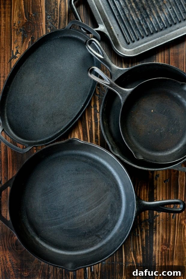 Perfecting Cast Iron: Seasoning and Cleaning 4 Seasoning and Cleaning Cast Iron l simplyscratch.com