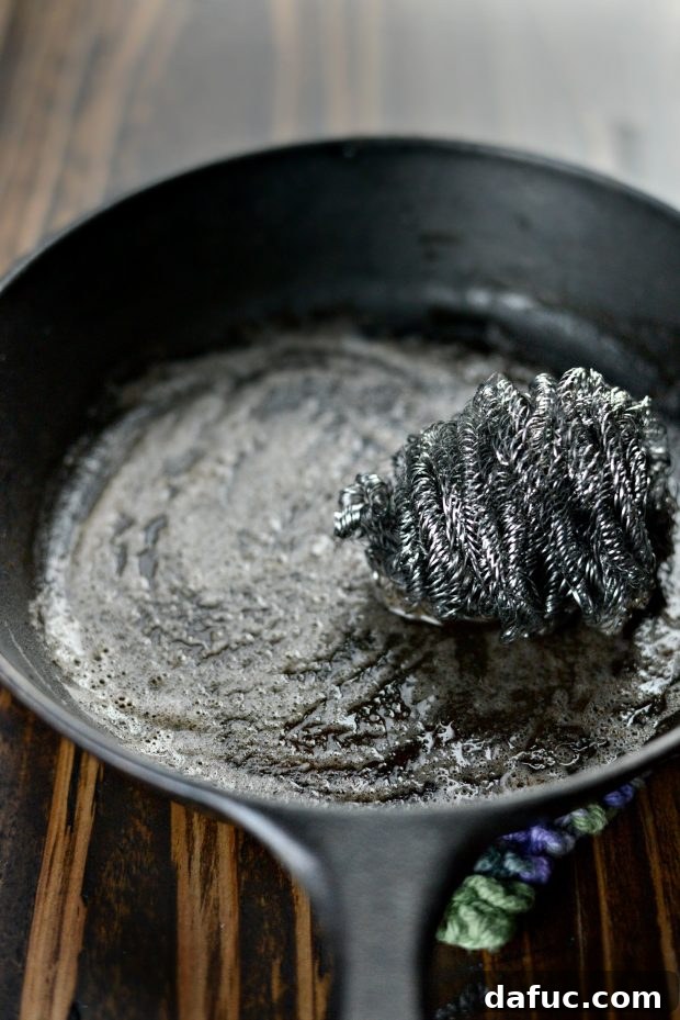 Perfecting Cast Iron: Seasoning and Cleaning 7 Seasoning and Cleaning Cast Iron l simplyscratch.com