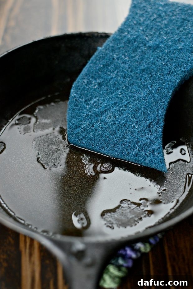 Perfecting Cast Iron: Seasoning and Cleaning 8 Seasoning and Cleaning Cast Iron l simplyscratch.com